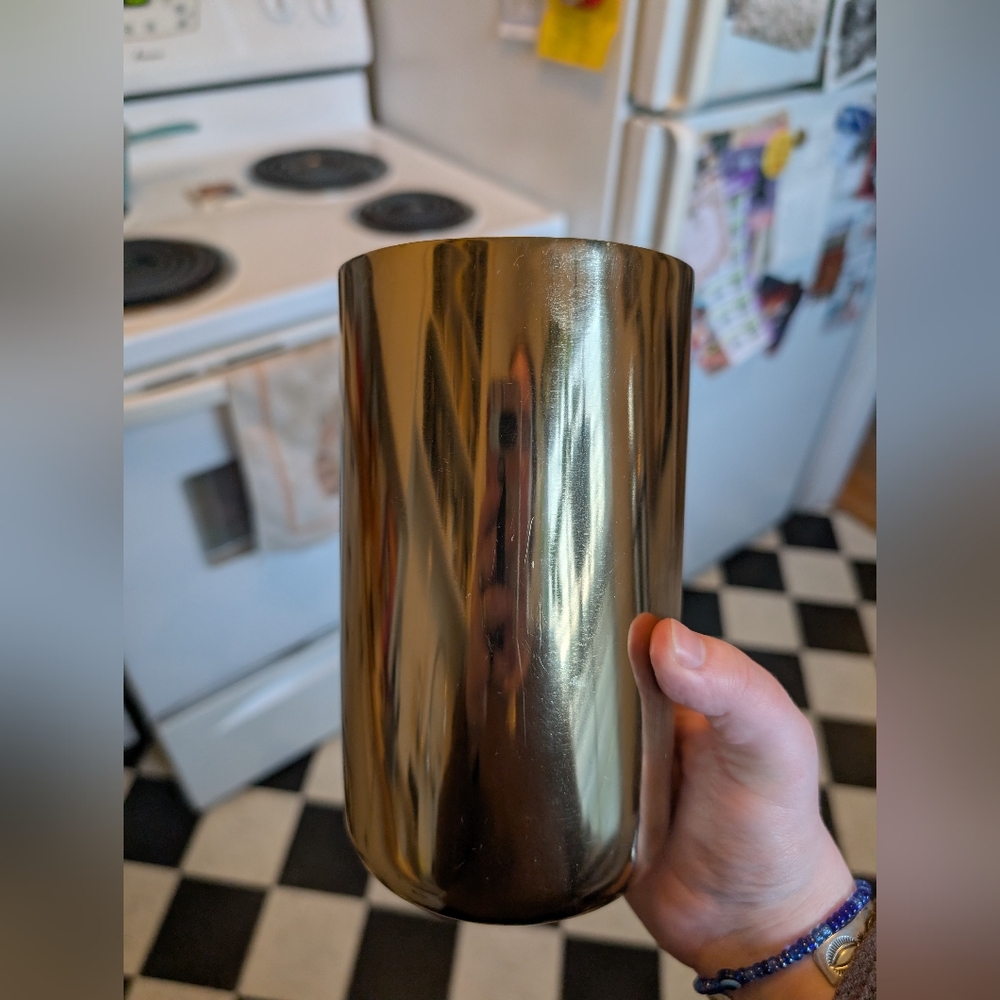 Brass-like Vase